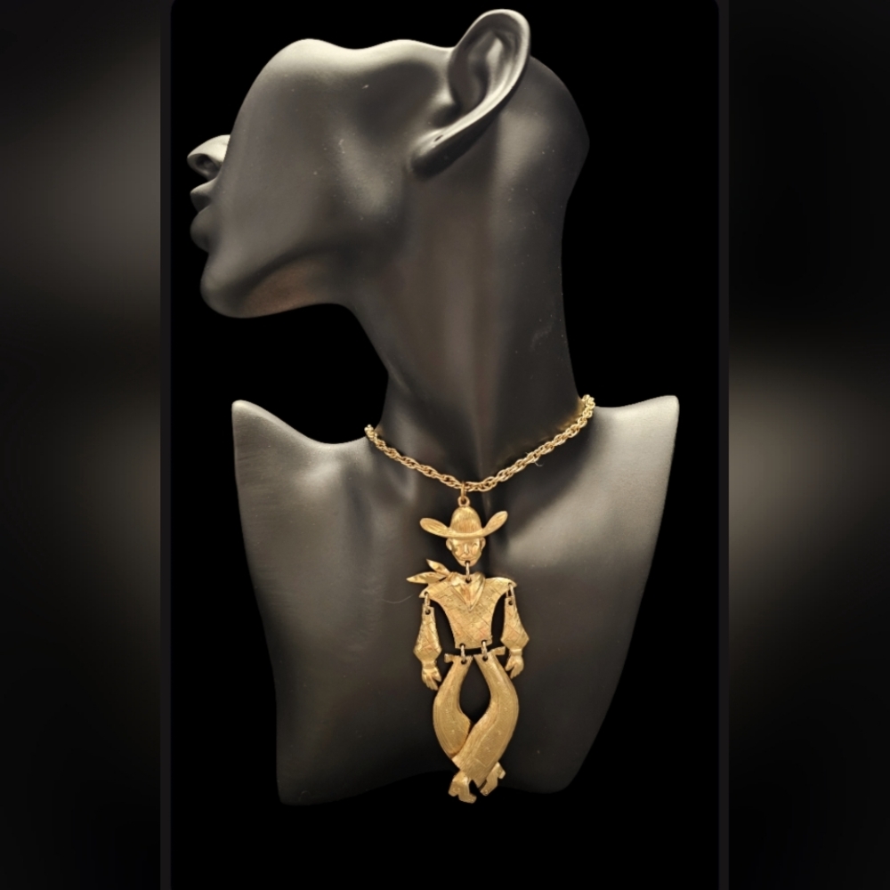 Vintage Cowboy Necklace